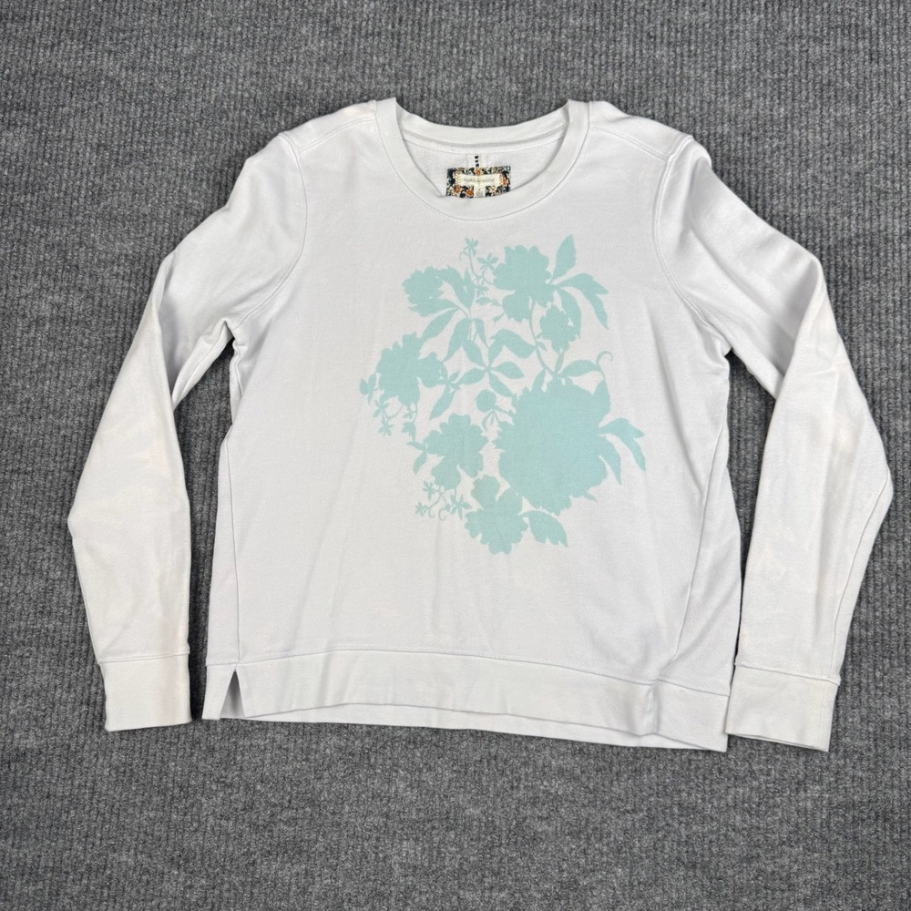 Anthropologie Pure Good Pullover Womens M Lightweight French Terry Coastal Boho‎